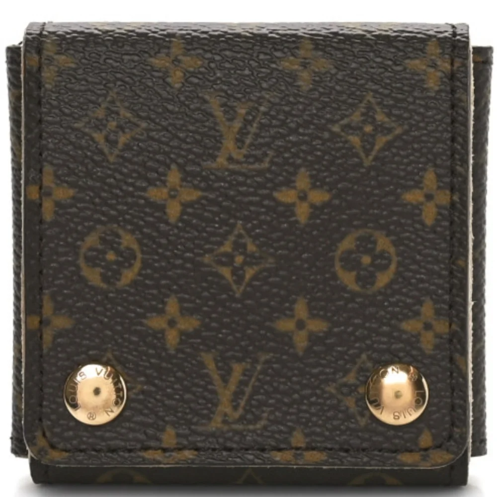 Louis Vuitton Monogram Folding Jewelry Case / PRISTINE